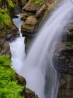 The gorge Felsbachschlucht, carved in remains of the Flims Rockslide, Switzerland, Grisons. Art Print